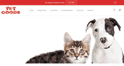 Desktop Screenshot of petgoods.com